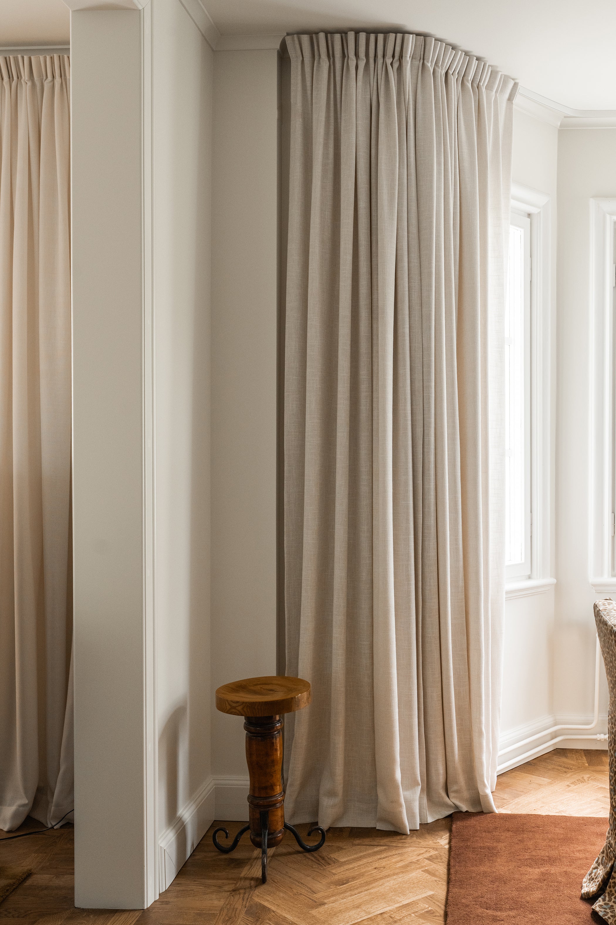 CHALEUR Blackout - Room Darkening Linen Curtain